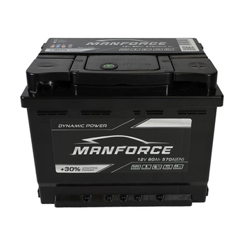 Автомобільний акумулятор MANFORСE 60Ah 570A R+ MF60570(0)L2