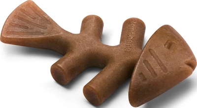 Іграшка Benebone Fishbone Salmon міцна для гризіння Рибна кістка зі смаком лосося розмір LARGE для собак вагою до 40 кг (430300/810054210085)