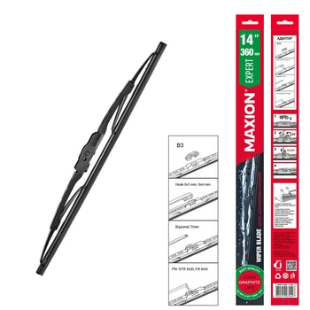 Щітка склоочисника каркасна MAXION Expert 14”/ 360мм з адаптером