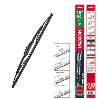 Щітка склоочисника каркасна MAXION Expert 15”/ 380мм з адаптером