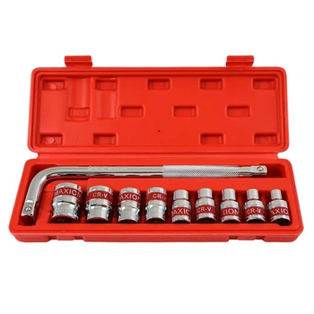 Набор инструментов 1/2”, 10 единиц, Cr-V, MAXION MXTL- PC10