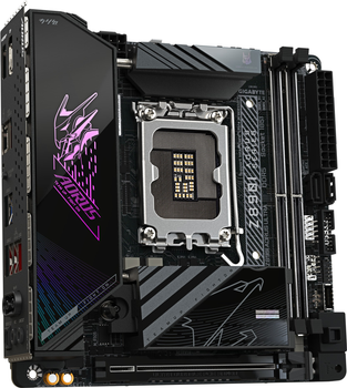 Материнська плата Gigabyte Z890I AORUS ULTRA (s1851, Intel Z890, PCI-Ex16)