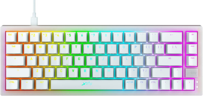 Cherry Xtrfy Клавіатура механічна Xtrfy K5 68Key, Kailh Red, USB-A, EN/UA, Hot-swap, RGB, White