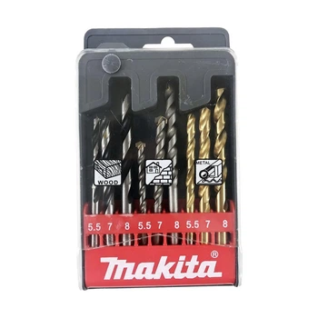 Набір свердл MAKITA дерево+метал+бетон 9 шт. D-30069