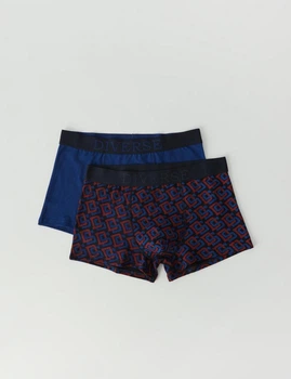 Набор мужских трусов боксеров Diverse DYSY 2PACK L Синий (5902598960245)