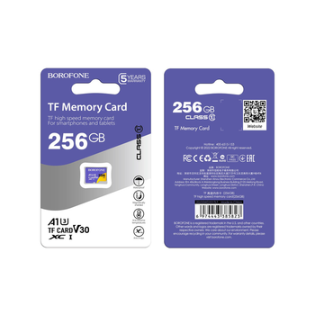 Карта пам'яті microSD 256 Гб Borofone UHS-3 class 10