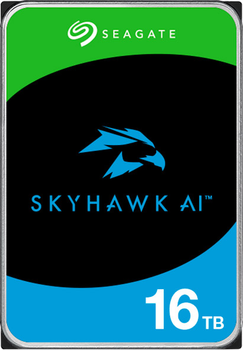 Жорсткий диск Seagate SkyHawk Al HDD 16TB 7200rpm 512MB 3.5" SATAIII (ST16000VE004)