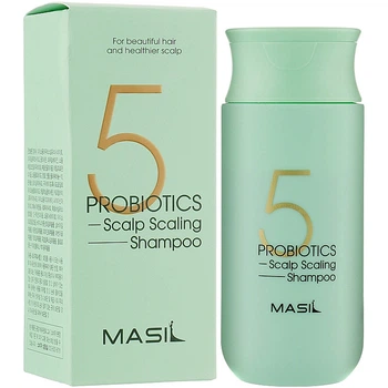 Глубокоочищающий шампунь с пробиотиками Masil 5 Probiotics Scalp Scaling Shampoo 150 мл (8809744060569)