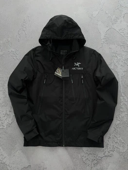 Вітрівка Arcteryx чоловіча весняна осіння демісезонна куртка арктерикс чорна L