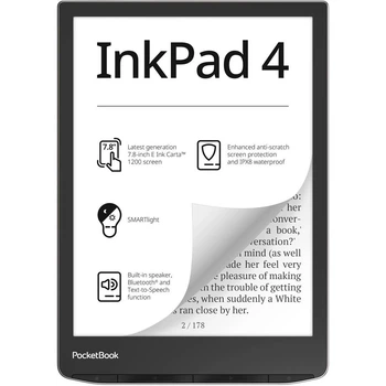 Электронная книга PocketBook 743G InkPad 4 Stundust Silver (PB743G-U-CIS) Smart