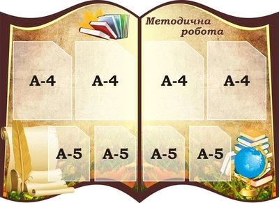 Стенд «Методична робота» 1070мм×780мм (Арт1722)