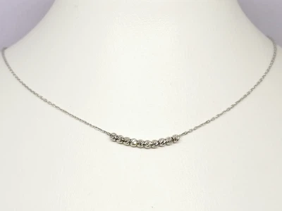 Серебряное колье Шарики. 908-01144 42