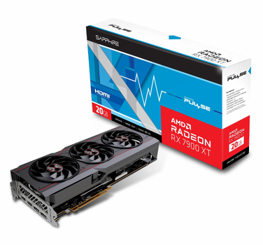 Відеокарта Sapphire PULSE AMD Radeon RX 7900 XT 20GB GDDR6 320bit FSR (11323-02-20G)
