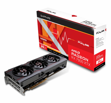 Відеокарта Sapphire PULSE Radeon RX 7900 XTX 24GB GDDR6 384bit FSR (11322-02-20G)