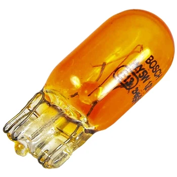 Лампа розжарювання Bosch Eco WY5W 12V 5W W2.1x9.5d 501A картон 10шт. 1987302820