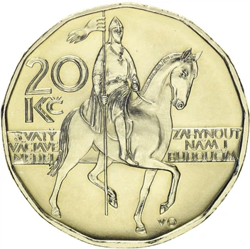Монета Чехія 20 крон 2015 UNC
