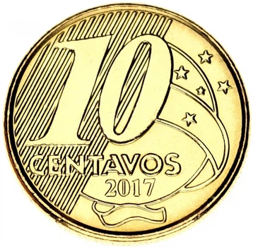 Монета Бразилия 10 сентаво 2017 UNC Конь Лошадь