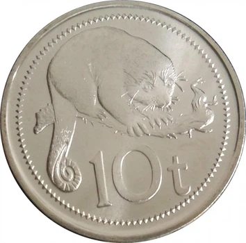 Монета Папуа-Нова Гвінея 10 тойя 2010 UNC (KM#4a)