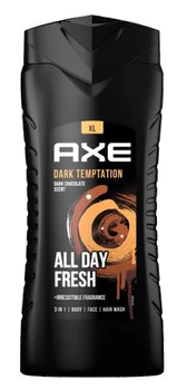 Гель для душа 3 в 1 Axe Dark Temptation All Day Fresh, мужской, 400 мл