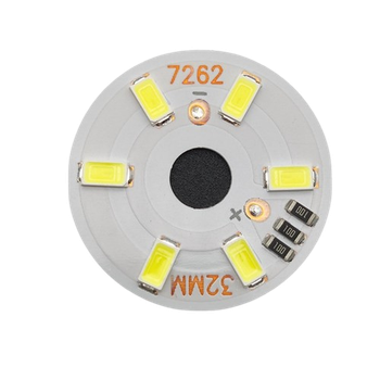 Светодиодный LED-модуль 3Вт, 32мм DC 5В плата для ремонта ламп, теплый белый