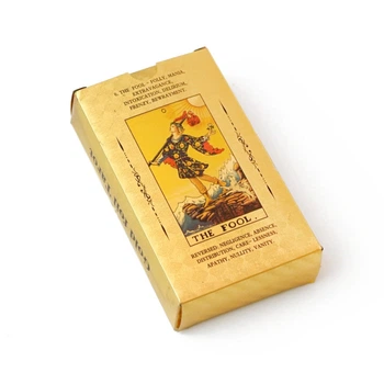 Карти Таро Уейта Waite Tarot Cards жовте золото Zen Garden