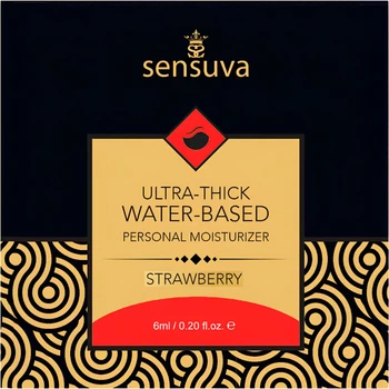 Пробник Лубриканта Sensuva Ultra-Thick Water-Based Strawberry 6 мл (ROZ6501053540)