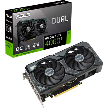 Видеокарта ASUS Dual GeForce RTX 4060 Ti SSD OC Edition 8GB GDDR6 (90YV0JS0-M0NA00) [103404]