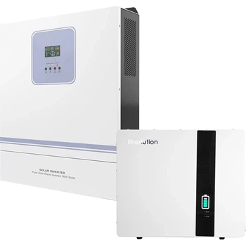 Гибридный солнечный инвертор Techfine GA-11048JMH + 1 x аккумулятор Enerlution LiFePO4 5120Wh [113649]
