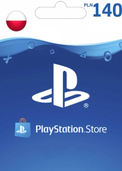 Цифровий код Соні PlayStation Network поповнення гаманця рахунку свого облікового запису на суму 140 PLN, Польща