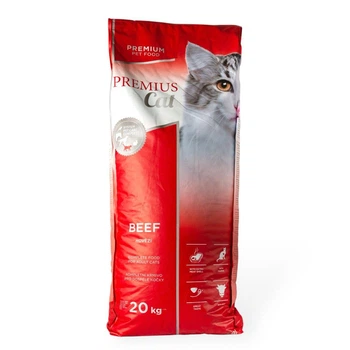 Сухой корм Fitmin Premius cat Beef для взрослых кошек говядина 20 кг