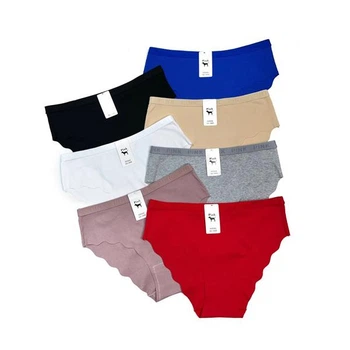 Трусы женские слипы 2XL однотонные Pink 18501 - 7 шт