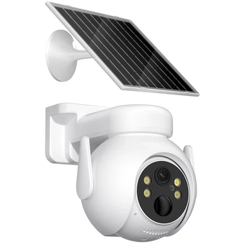 Камера відеоспостереження XO CR10 (WiFi 2.4G/7800mAh/Solar panel 7.5W) Білий