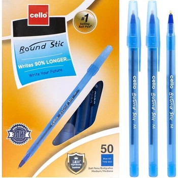 Набор масляных ручек Cello CL-2218-50 синяя 50 штук