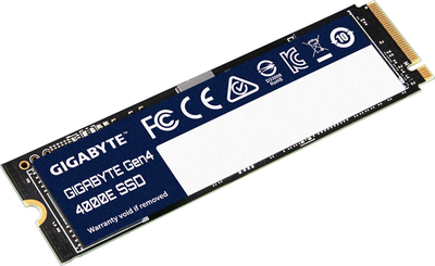 Dysk SSD Gigabyte Gen4 4000E 250GB M.2 2280 NVMe PCIe 4.0 x4 3D NAND Flash (G440E250G)