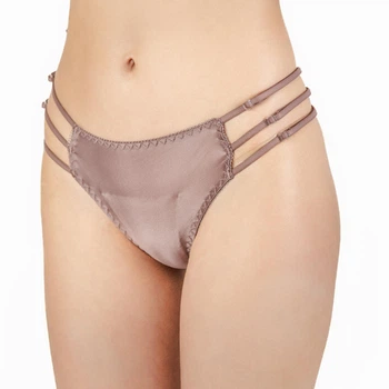Трусики-чики женские из микрофибры на регуляторах Felisiya Lingerie Коричневый 207-738/ф One size (S-XL)
