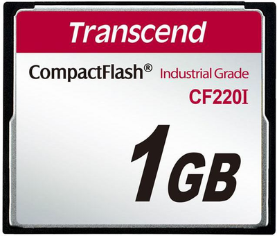 Карта памяти Transcend CF220I Compact Flash 1GB (TS1GCF220I)