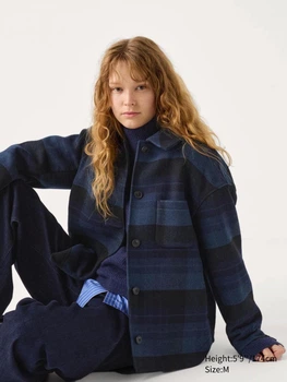 Куртка демисезонная женская Uniqlo 109810313 S Синяя (1159825119)