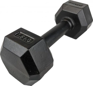 Гантель шестигранна чавунна Kawmet Hexagonal 7,5 кг