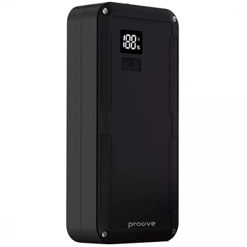 Автомобильное пусковое устройство (бустер) 12000mAh 1200A Proove Jumper + Powerbank 100W + чехол (JS1000112201)