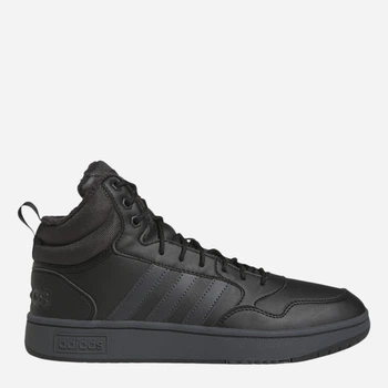 Чоловічі черевики adidas Hoops 3.0 Mid WTR GW6421 46 Чорні (4065427821719)