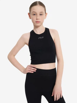 Підлітковий спортивний топ для дівчинки Fila 133500FLA-99 146-152 см Чорний (2999002573491_0990056543418)