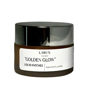 "GOLDEN GLOW" Larun - Рідчі патчі для повік 15 ml