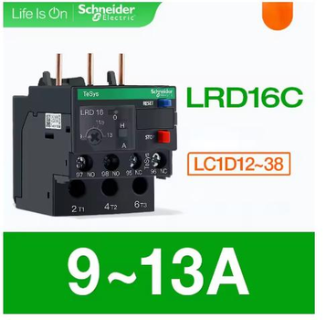 Теплове реле перегрузки Schneider LRD16C 9-13A 690 В 50Гц