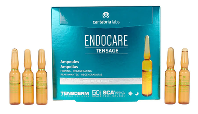 Сироватка для обличчя Endocare Tensage в ампулах антивікова 10x2 мл (8470001615688)