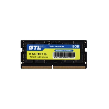 Память SO-DIMM, DDR5, 16Gb, 5600 MHz, GTL, 1.1V, CL46 (GTLSD16D556BK)