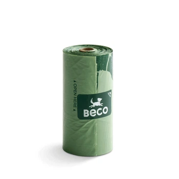 Одноразові пакетики для прибирання за собаками Beco Pets без запаху 1 шт