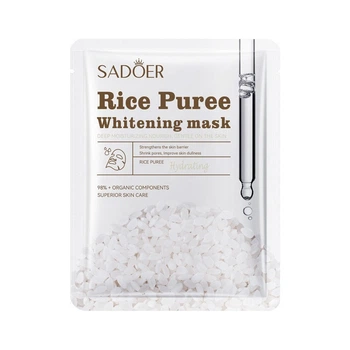 Тканевая маска с рисом Sadoer rice purre Facial Mask 25мл
