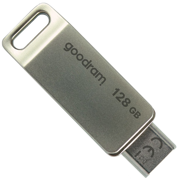 Флеш пам'ять USB GOODRAM ODA3 128GB USB 3.2 Gen 1/Type-C Silver (ODA3-1280S0R11)