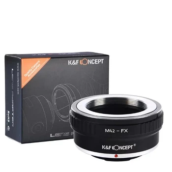 Адаптер переходник K&F Concept - M42 - FX Fuji для камер FujiFilm с байонетом FX