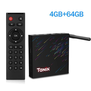 Смарт ТВ приставка Tanix TX68 4/64GB Allwinner H618, медіаплеєр 4K HDR, Android 12